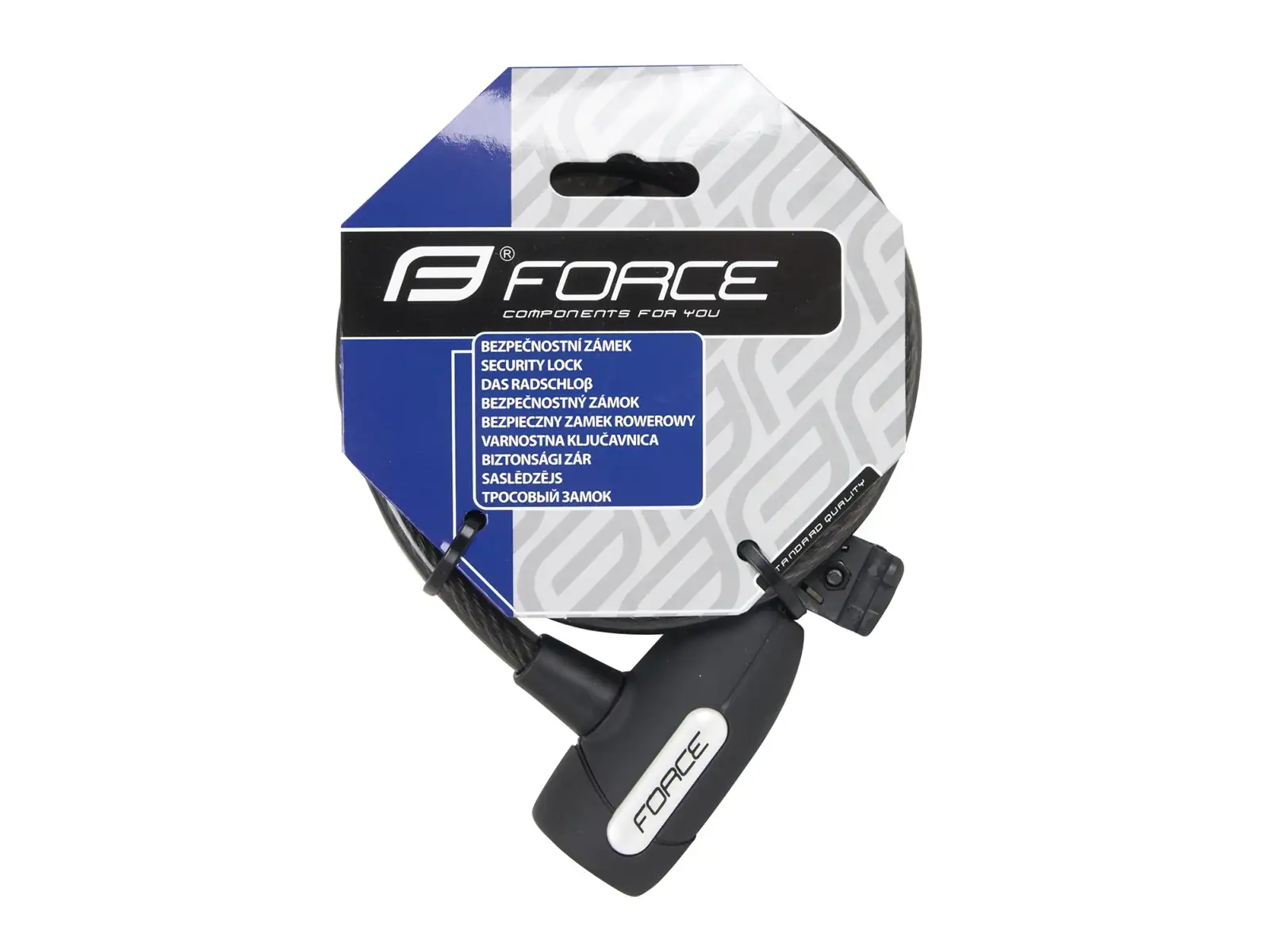 Force LUX lock spiral 150cm/10mm + holder