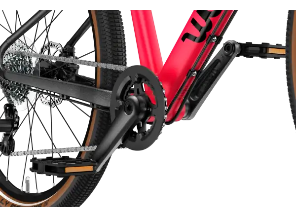 Woom 6 EXPLORE kids bike neon pink