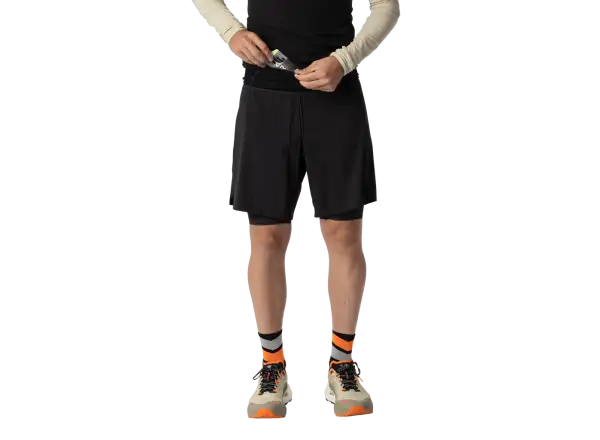 Dynafit Ultra 2in1 men's running shorts Black Out