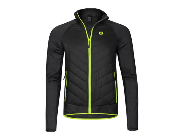 Etape Crux 2.0 men's jacket black/yellow fluo