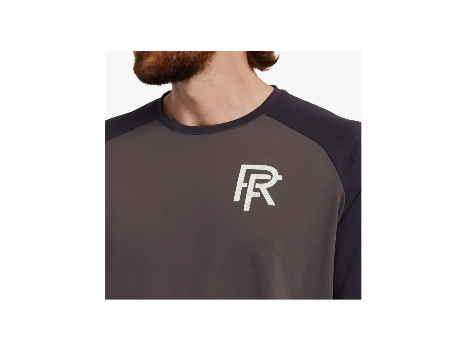 Race Face Commit men's shirt 3/4 sleeve  Charcoal