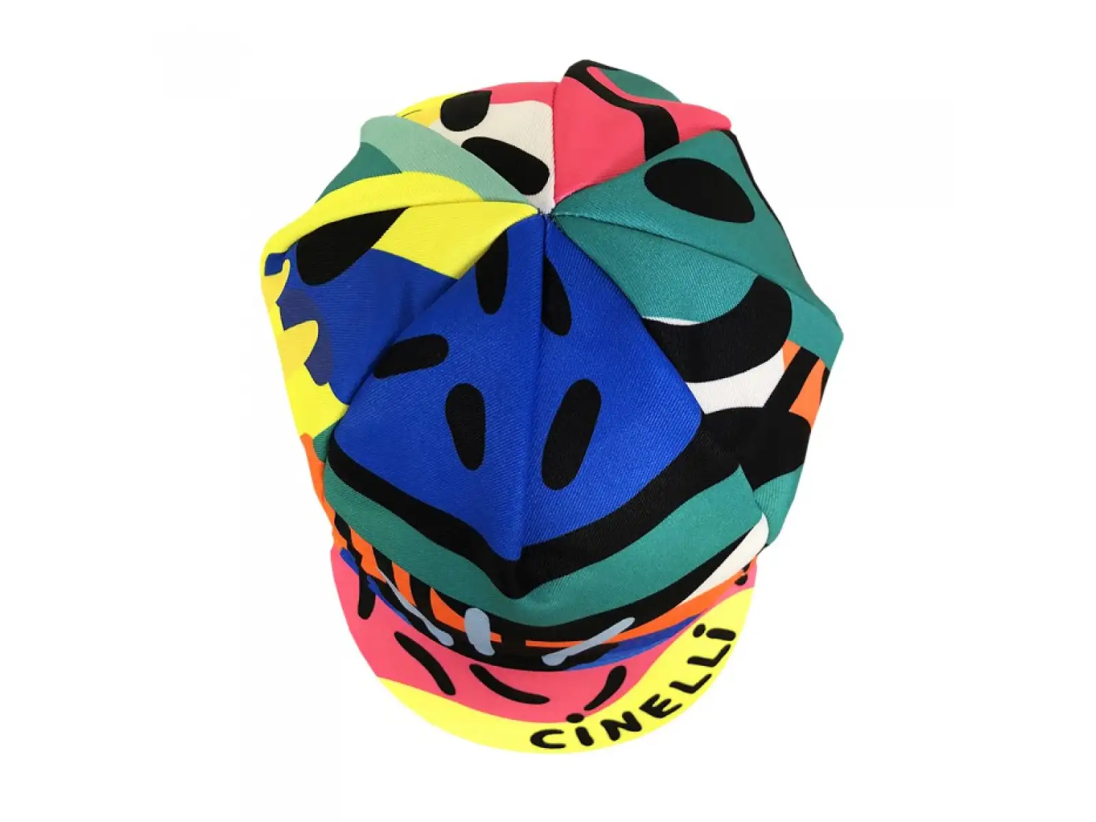 Cinelli DEEP LOVE DIVE cycling cap blue/green/yellow