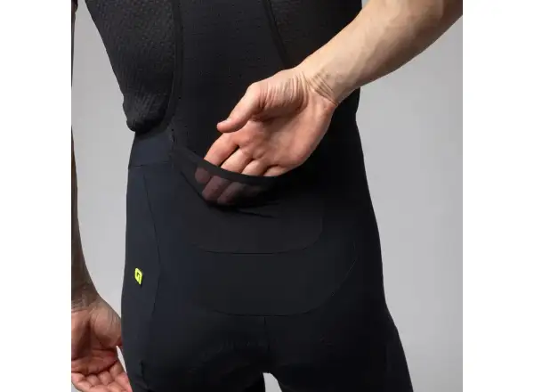 Alé Off Road Gravel-Pro men's shorts with padding and bib Black