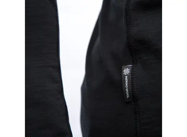Sensor Merino Impress men's long sleeve shirt black/cosmos
