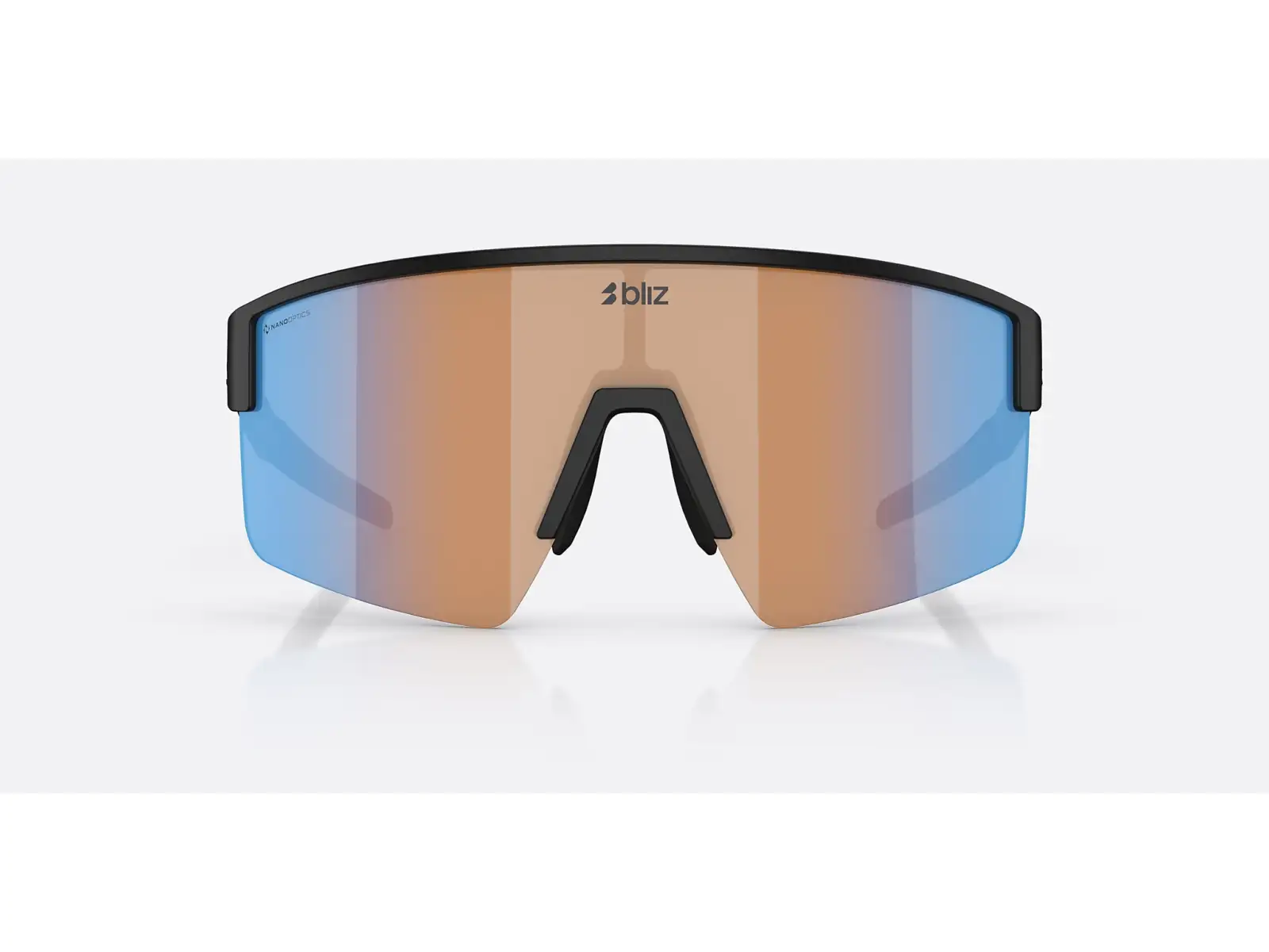 Bliz P004 sunglasses Matte Black/Nano Optics Nordic Ligh Coral/Orange Blue Multi