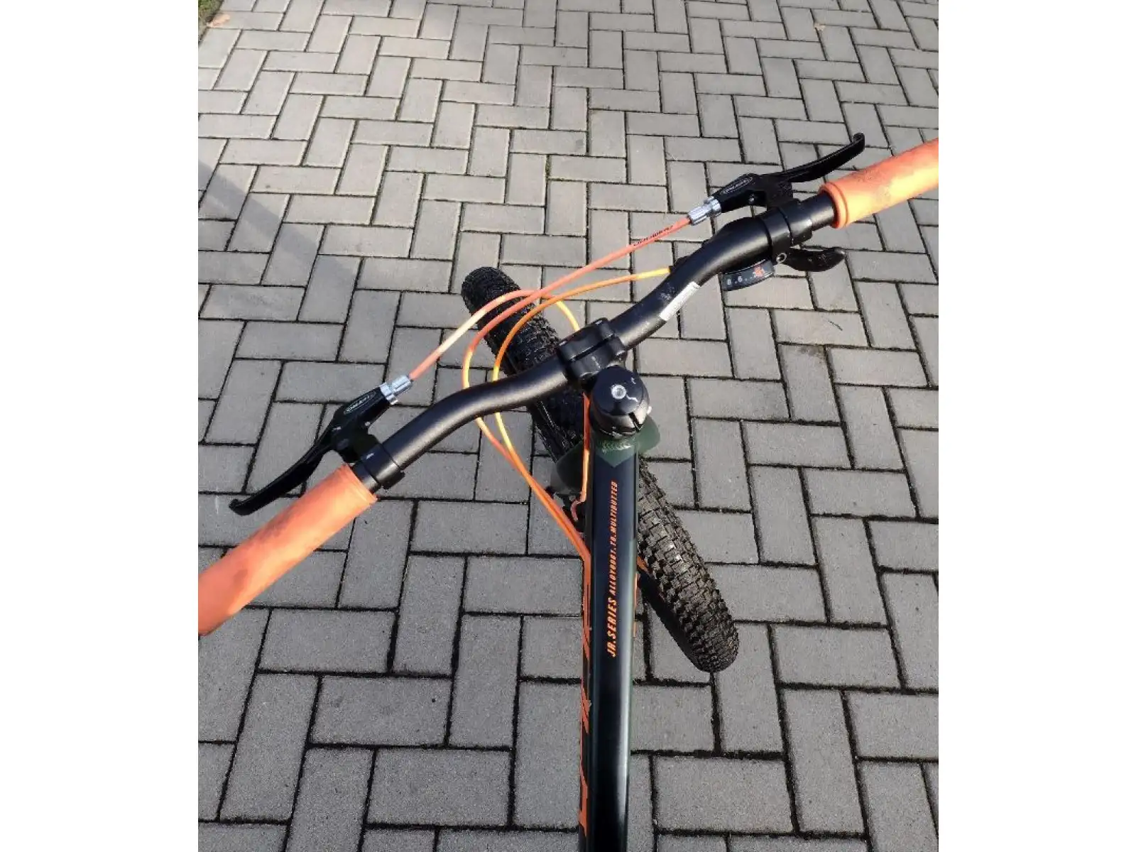 Rock Machine Blizz 24" HD children's mountain bike khaki/orange
