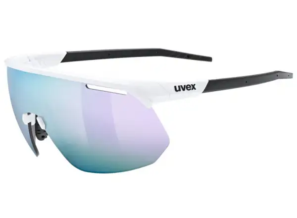 Uvex Pace One glasses White Matt/Mirror Lavender