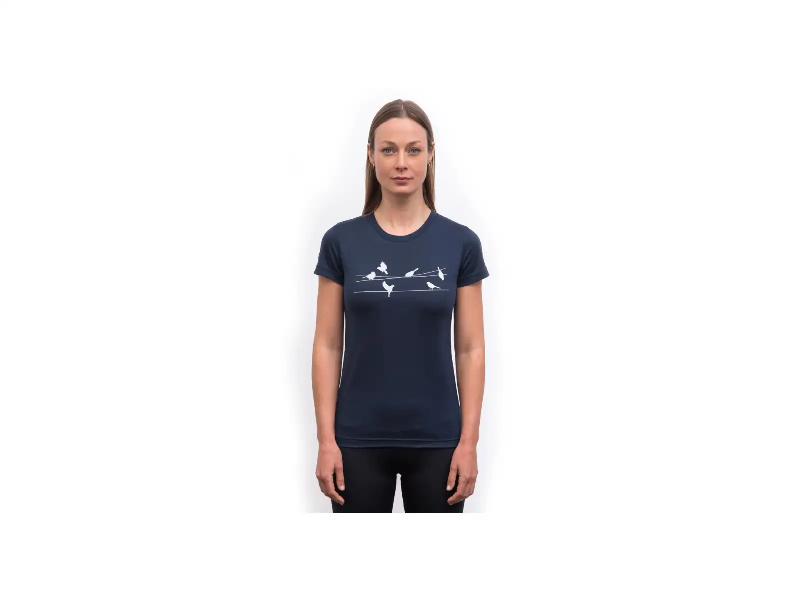 Sensor Merino Active women's T-shirt short sleeve Deep Blue