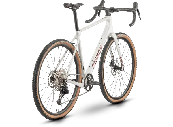 Raymon Soreno Comp 700 GRX gravel bike Marble White