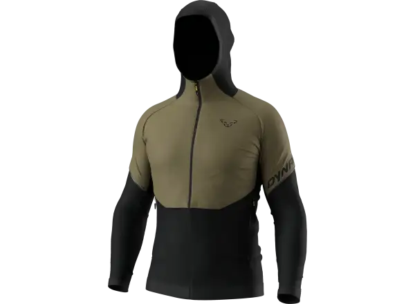 Dynafit Alpine Hybrid men's running jacket Military Green/Black Out