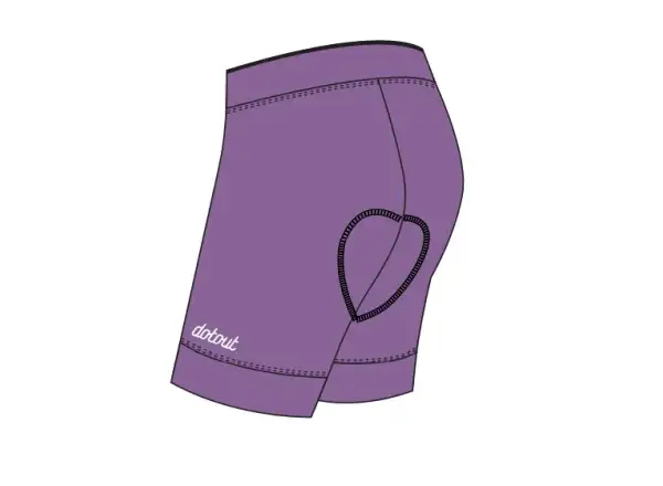 Dotout Beam women's shorts with pad Violet