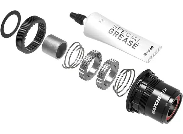 DT SWISS KIT Ratchet LN SRAM XD MTB ALU - conversion kit hubs 3pawls to Ratchet LN