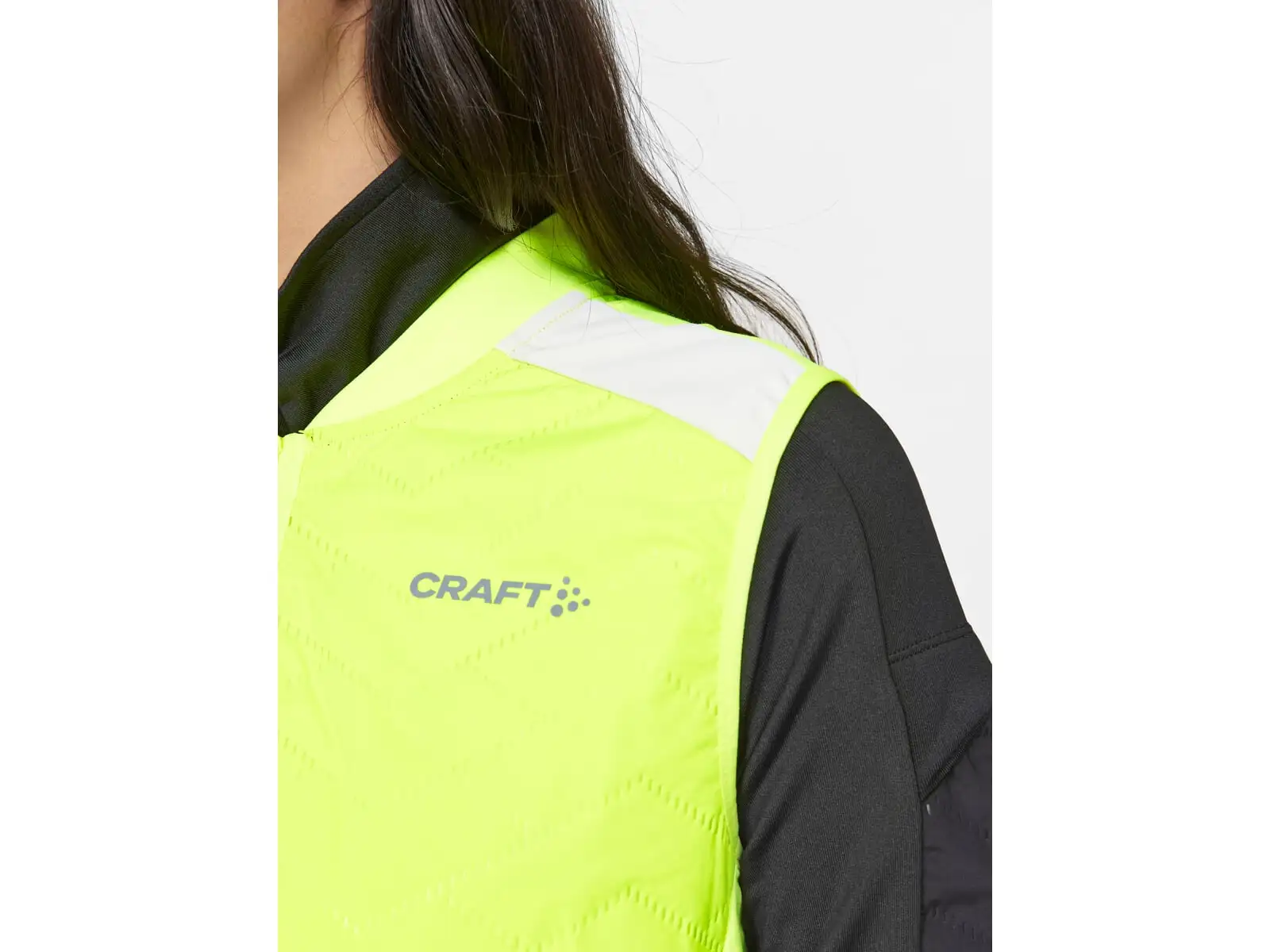 Craft ADV SubZ Lumen women's running vest yellow