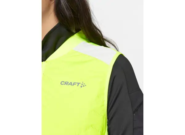 Craft ADV SubZ Lumen women's running vest yellow