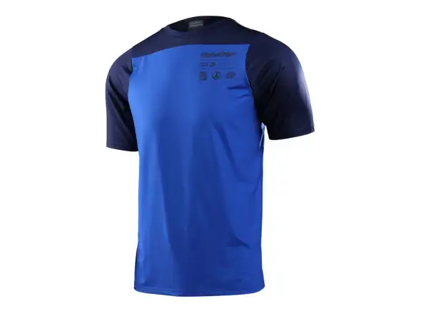 Troy Lee Designs Skyline Mono men's jersey short sleeve True Blue