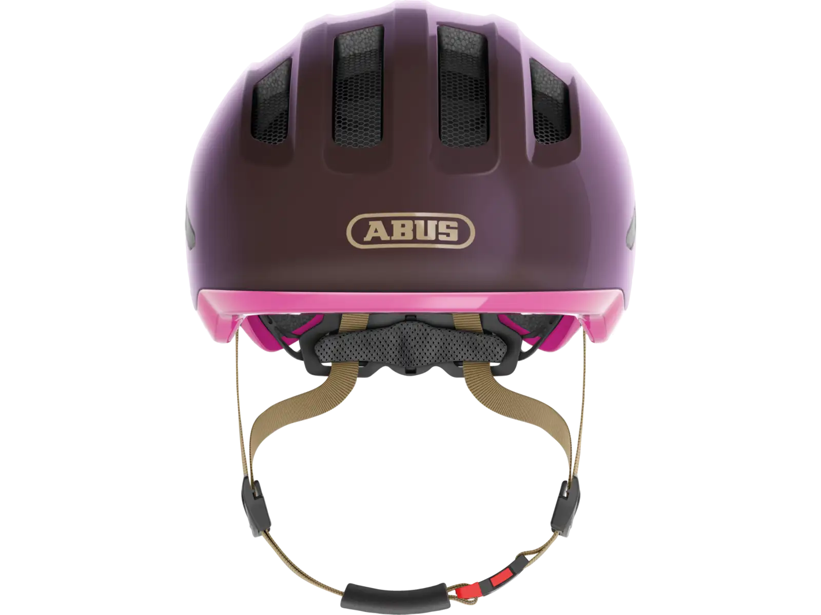 Abus Smiley 3.0 ACE LED kids helmet Royal Purple
