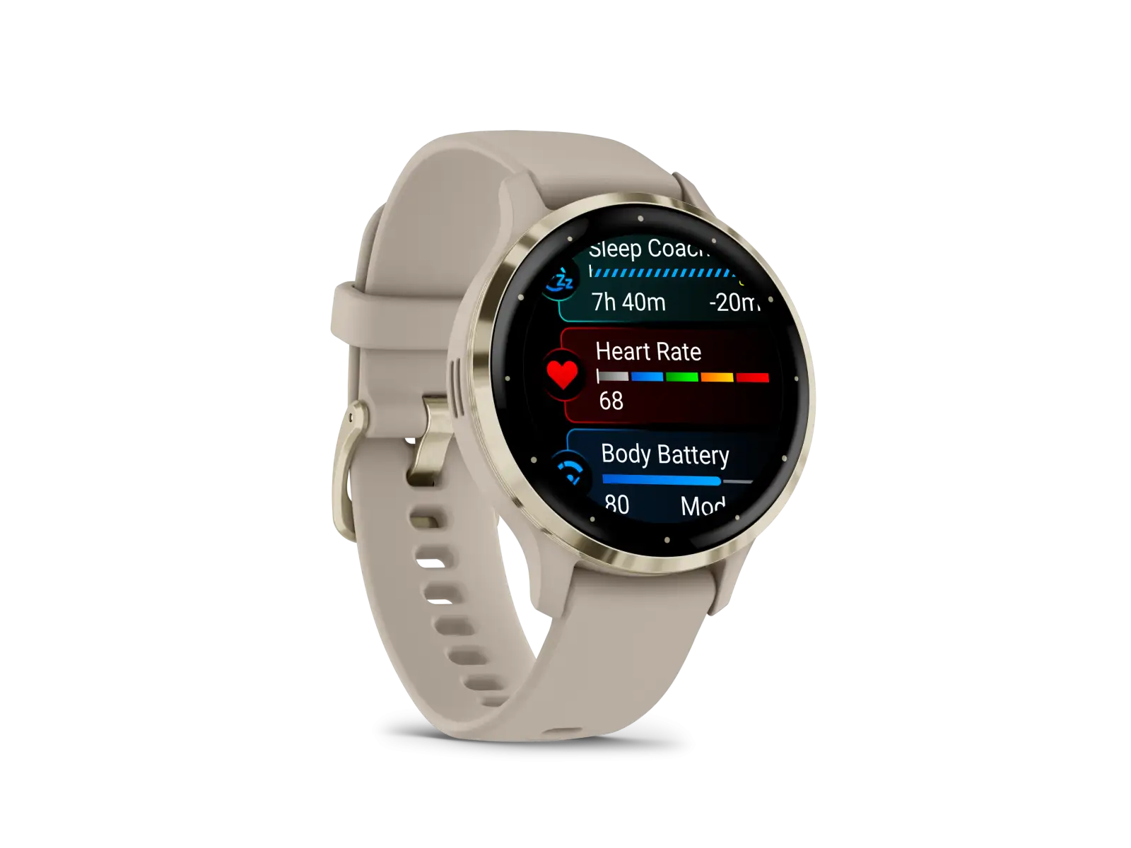 Garmin Venu 3S smart watch Soft Gold/French Gray