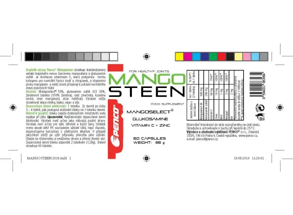 Penco Mangosteen joint nutrition 60 tablets.