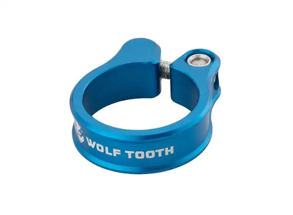 WOLF TOOTH seat clamp 31.8 mm blue