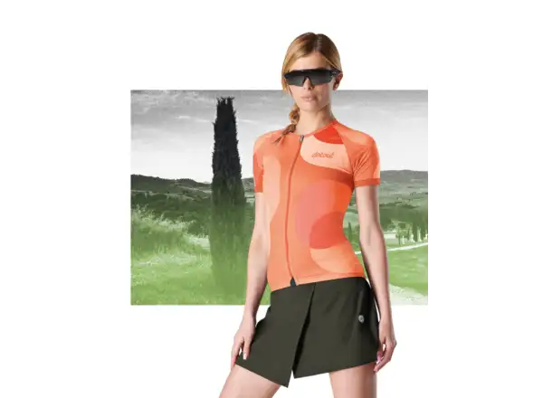 Dotout Camou women's short sleeve jersey Light Orange