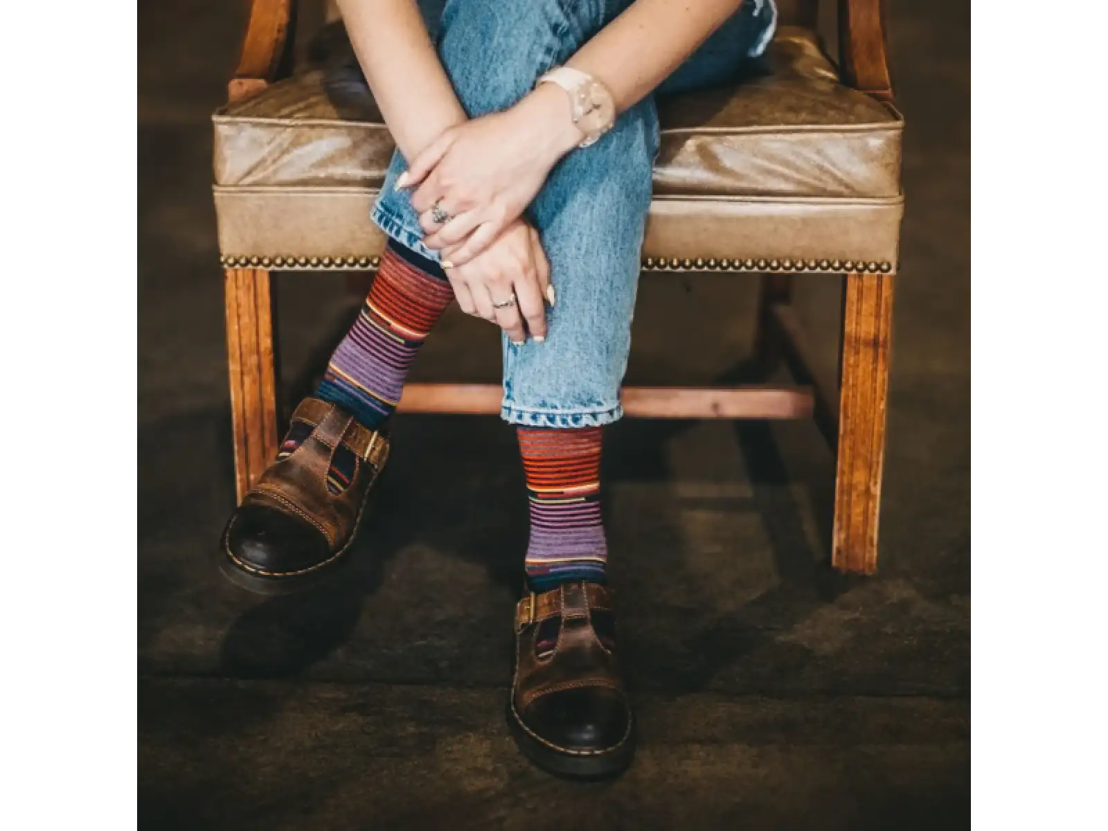 Darn Tough Pixie Crew Lightweight women's socks Navy