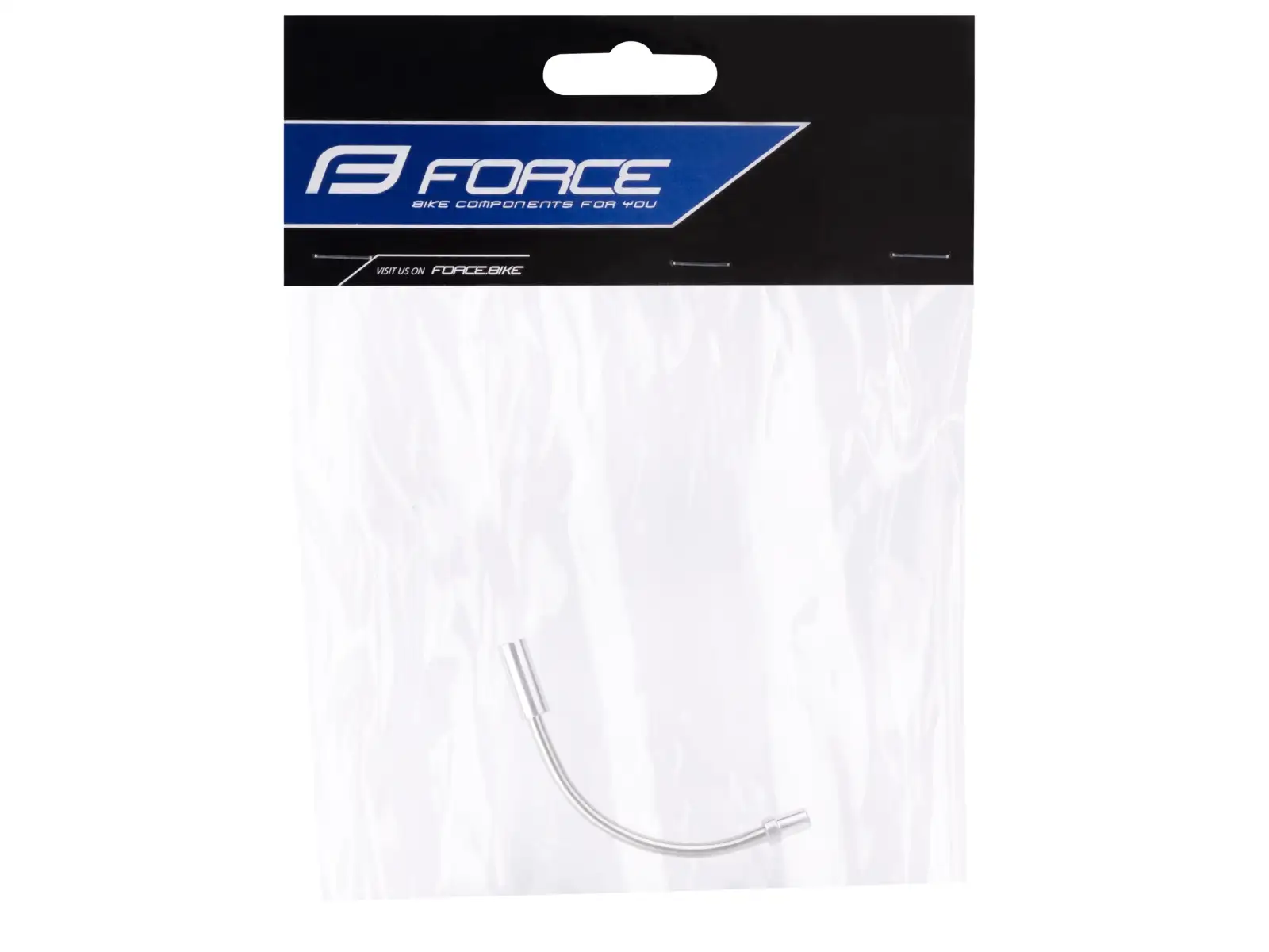 Force cable guide for rim brakes 135° without rubber