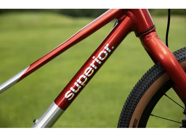 Superior TEAM 20 kids bike Gloss Brushed Alu / Red