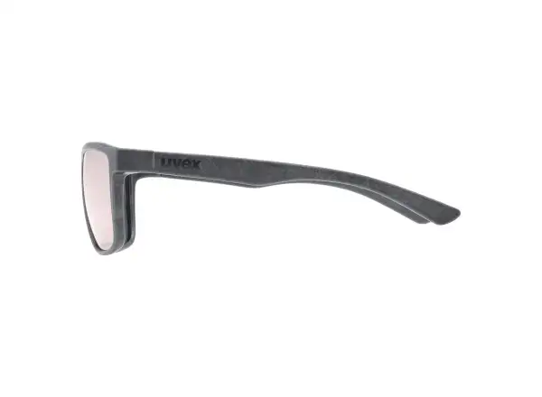 Uvex LGL Ocean 2 P glasses Black Mat / Mirror Rose (CAT. 3)