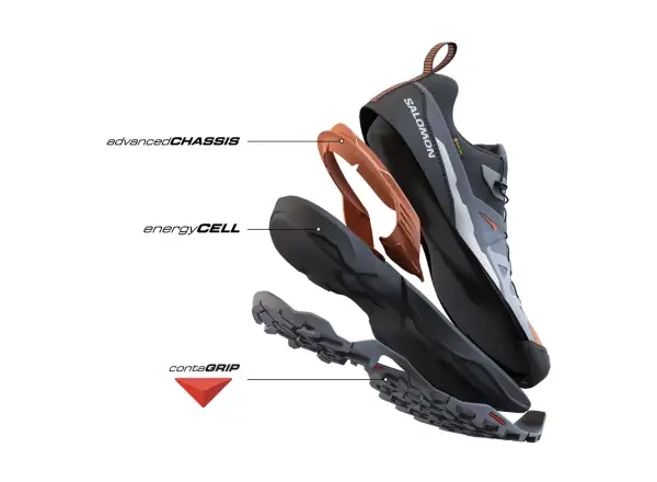 Salomon X Ultra 360 GTX men's hiking shoes Black/Magnet/Quiet Shade