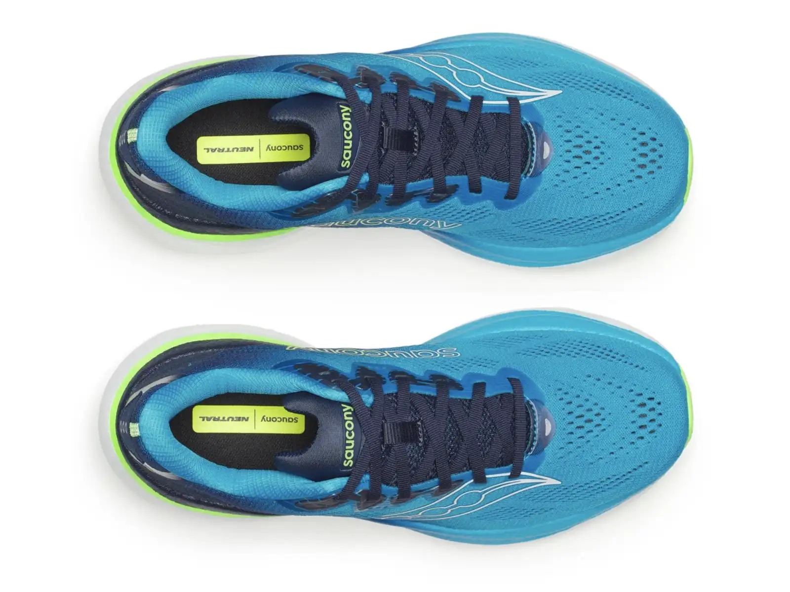 Saucony Ride 19 men's running shoes Cobalt/Slime