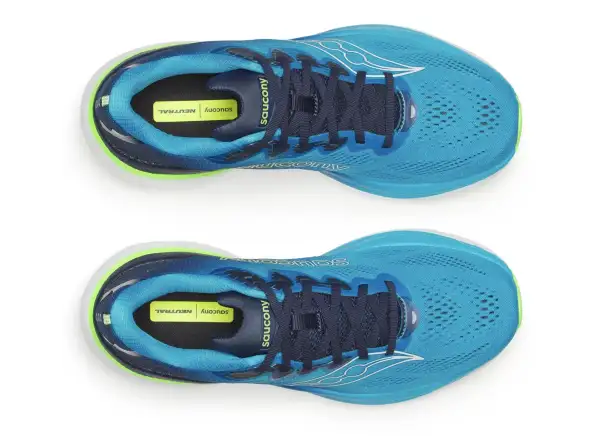 Saucony Ride 19 men's running shoes Cobalt/Slime