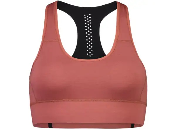 Mons Royale Stratos Merino Shift Sports bra terracotta