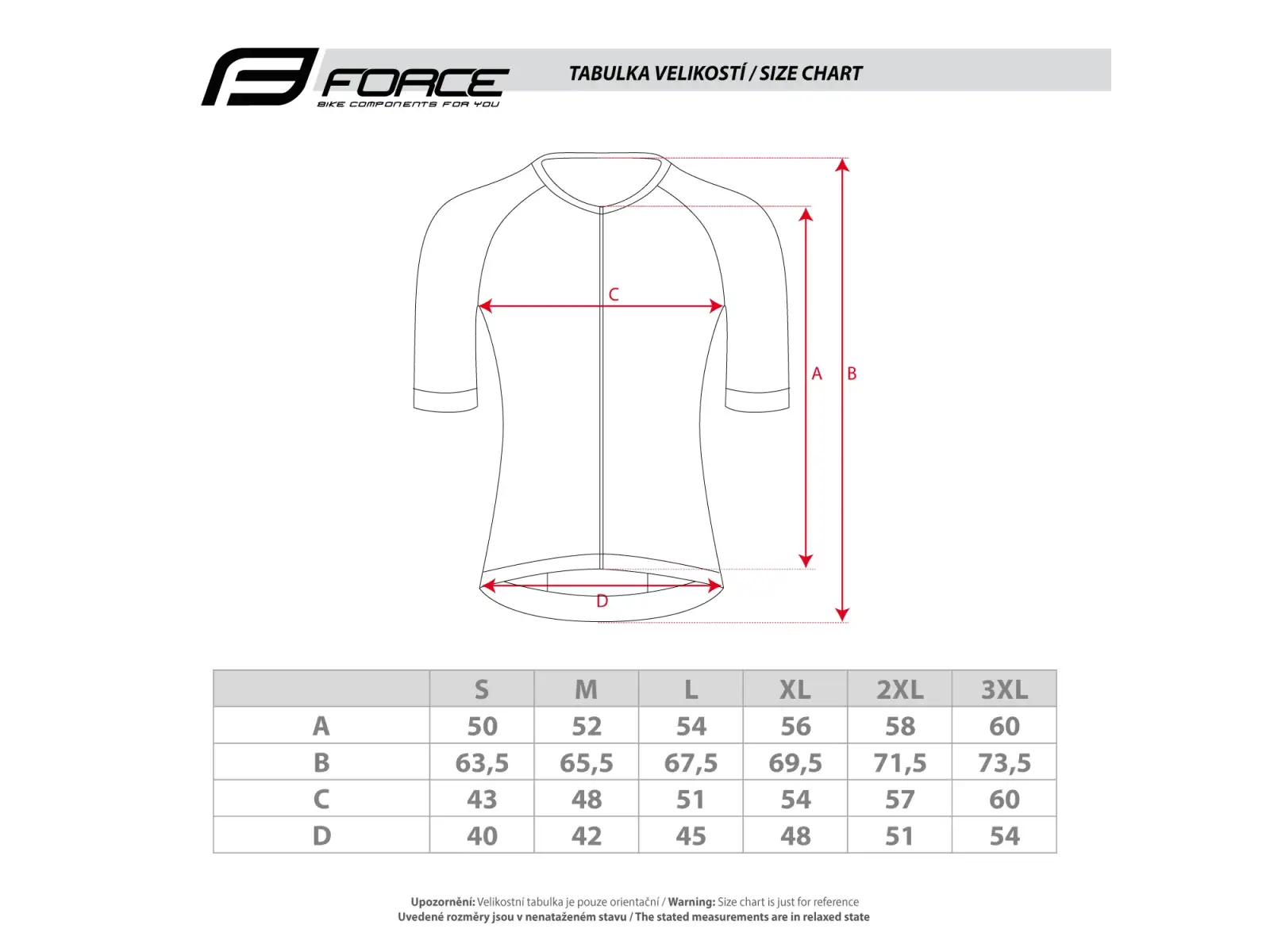 Force Sway men's jersey short sleeve orange