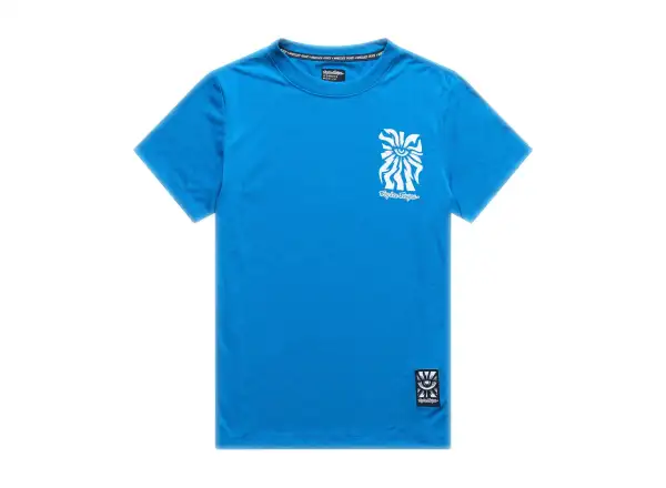 Troy Lee Designs Lilium Ride women's T-shirt short sleeve One Eye Aero Blue