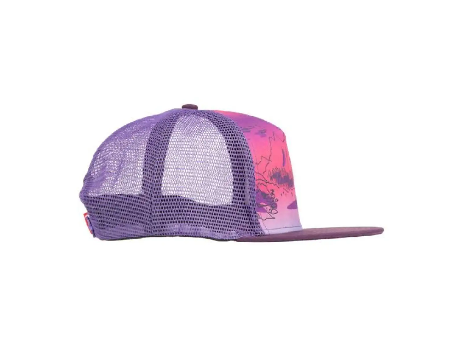 Salsa Landscape trucker hat purple