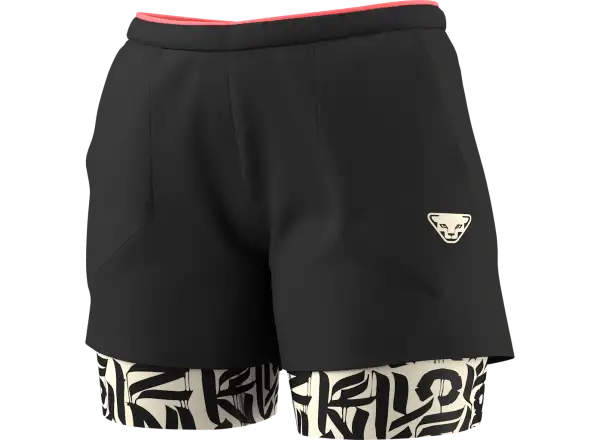 Dynafit Trail 2in1 women's running shorts Black Out/Overcast