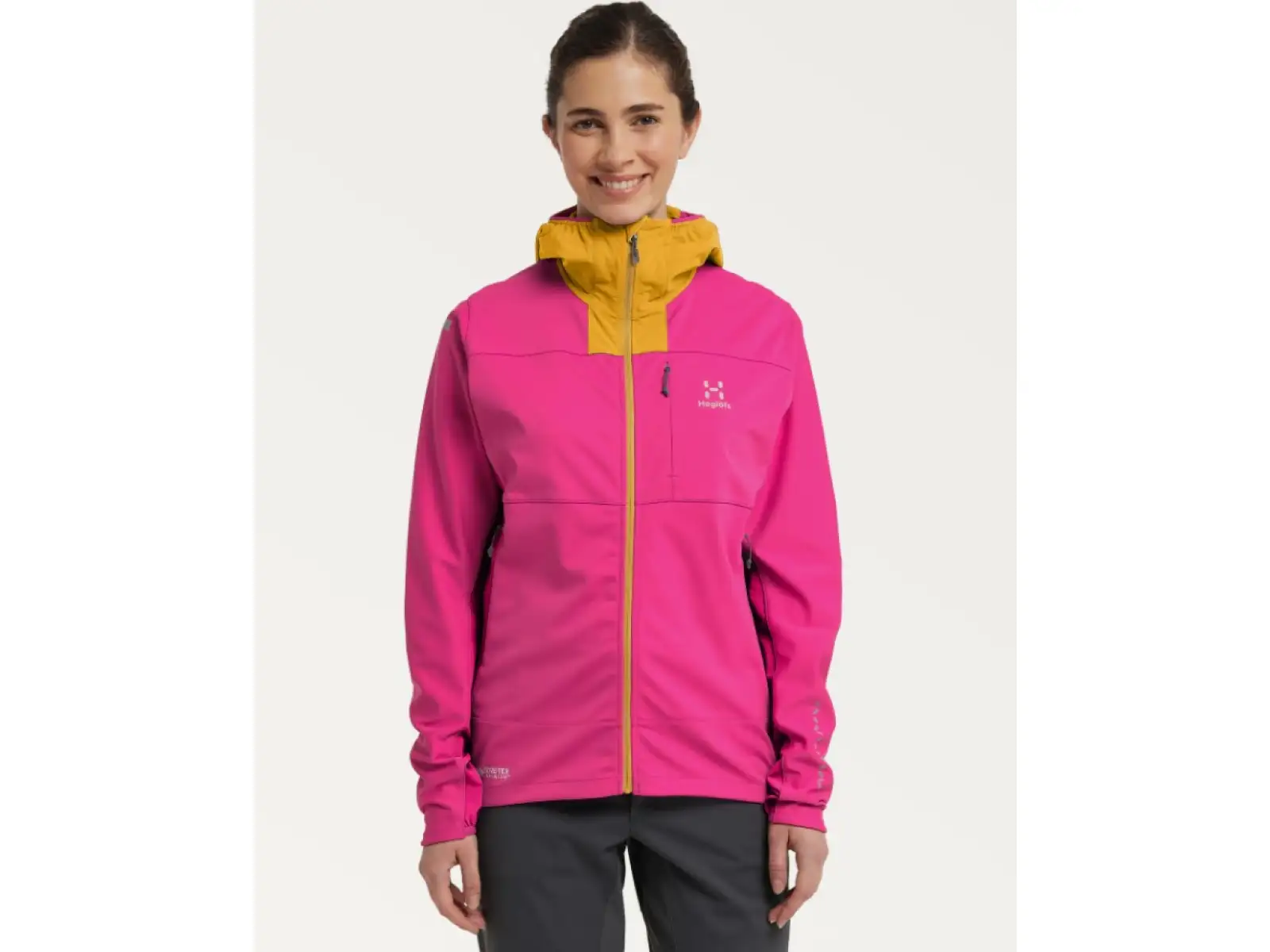 Haglöfs L.I.M Hybrid Softshell women's jacket pink