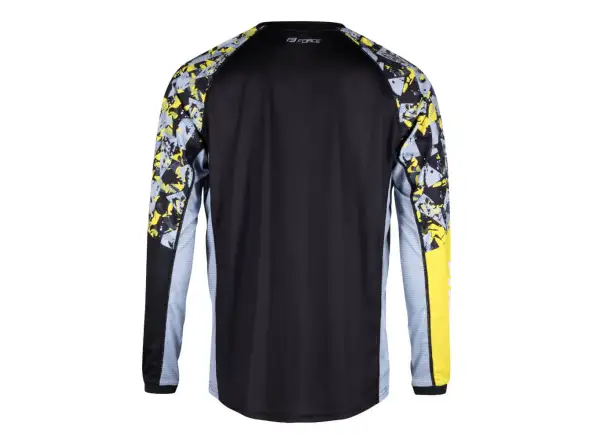 Force Reckless unisex jersey long sleeve black/yellow/grey