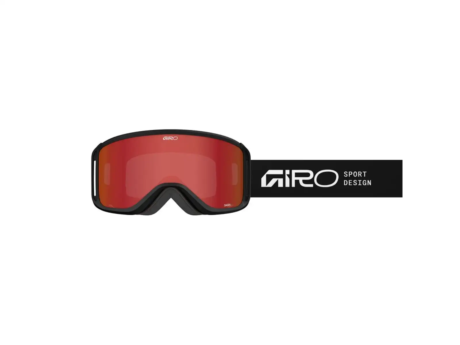 Giro Sagen women's ski goggles Black Stacked-Amber Scarlet/Yellow (2 lenses)