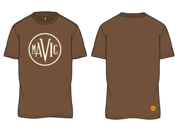 Mavic Heritage Logo men's T-shirt short sleeve Bronze