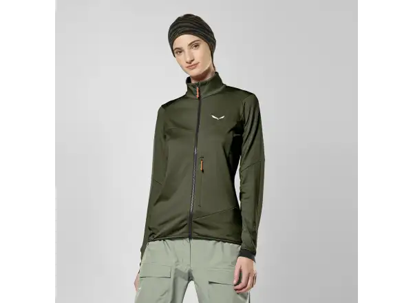 Salewa Sella Crevasse women's sweatshirt Dark Olive