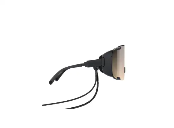 POC Devour Ultra + sunglasses Uranium Black/Clarity Trail/Partly Sunny Silver