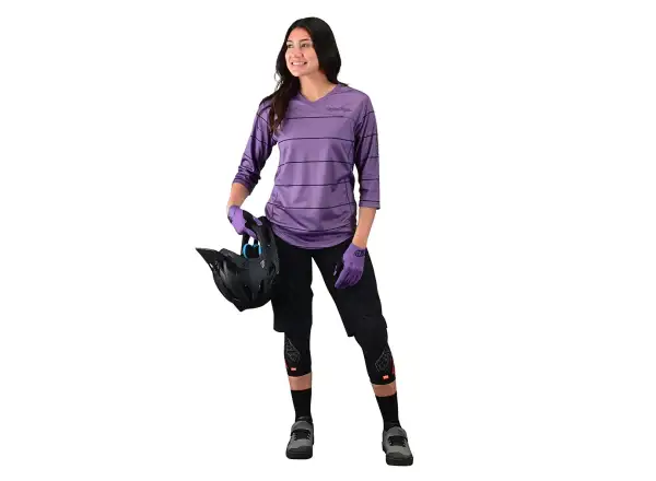 Troy Lee Designs Mischief women's jersey long sleeve Pinstripe orchid