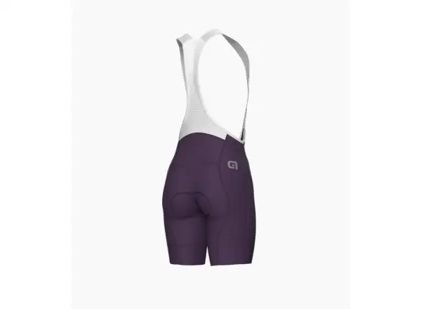 Alé PR-E Magic Colour women's bib shorts with pad Bordeaux