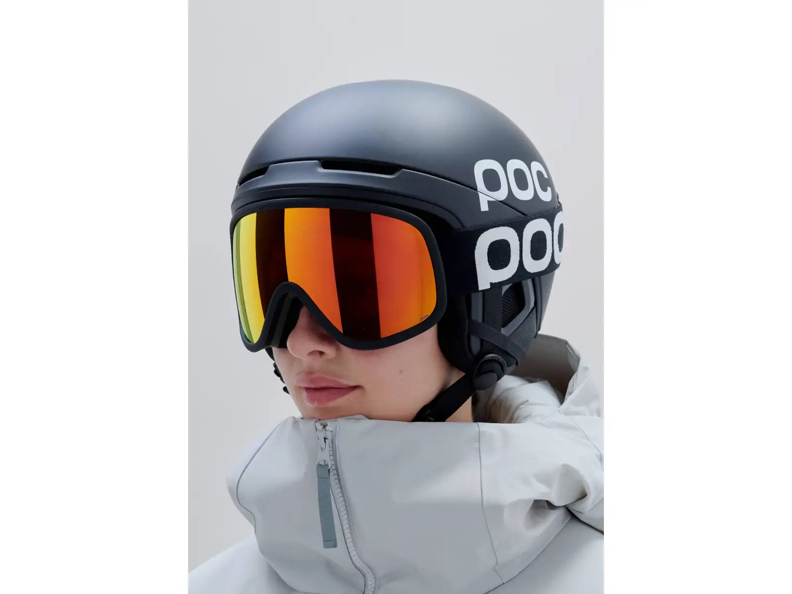 POC Tarsal ski goggles Uranium Black/Partly Sunny Orange