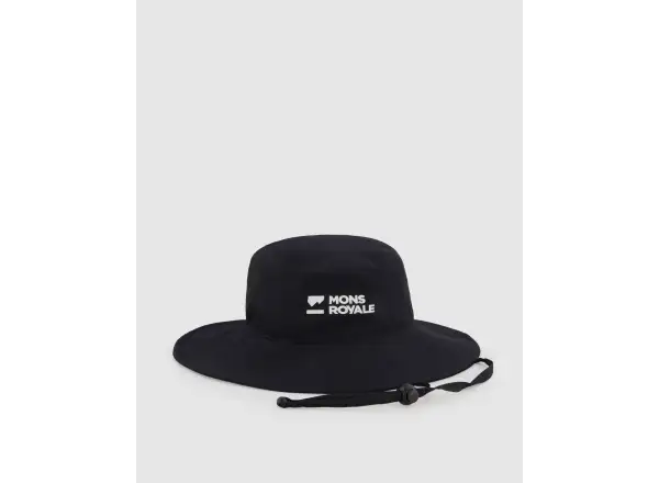 Mons Royale Velocity Bucket Hat hiking hat black