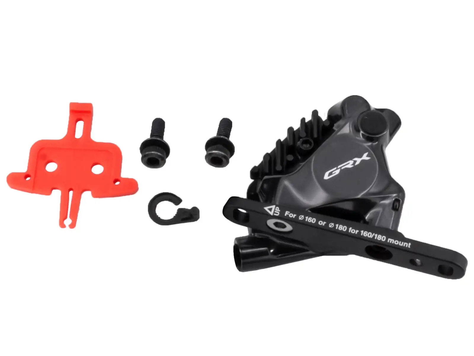 Shimano GRX BR-RX820 Front Brake Calliper + L05A Pads + 140/160 mm Adapter