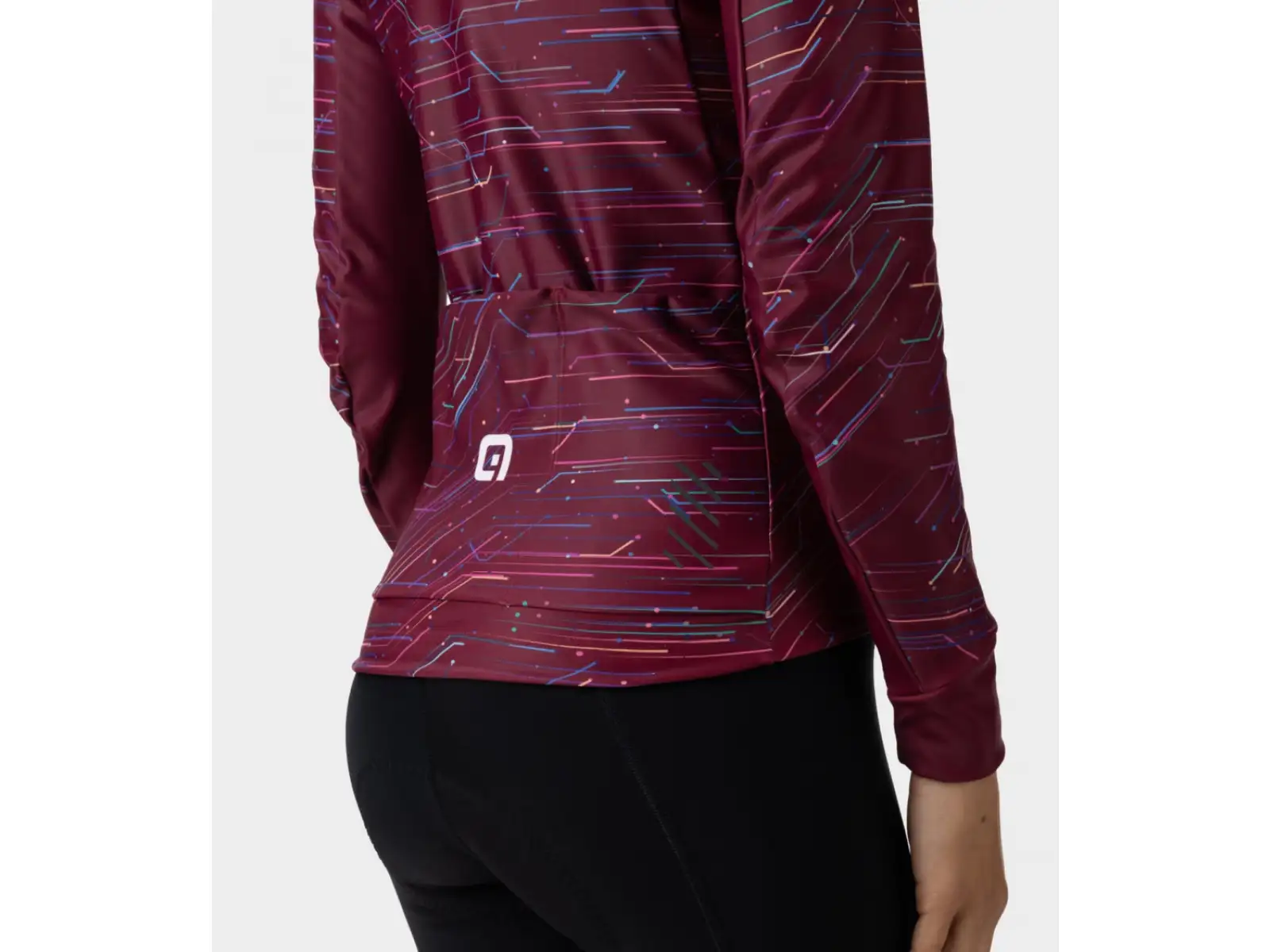 Alé Byte PR-E women's jersey long sleeve Bordeaux