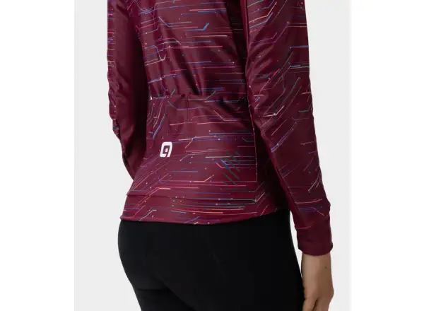 Alé Byte PR-E women's jersey long sleeve Bordeaux