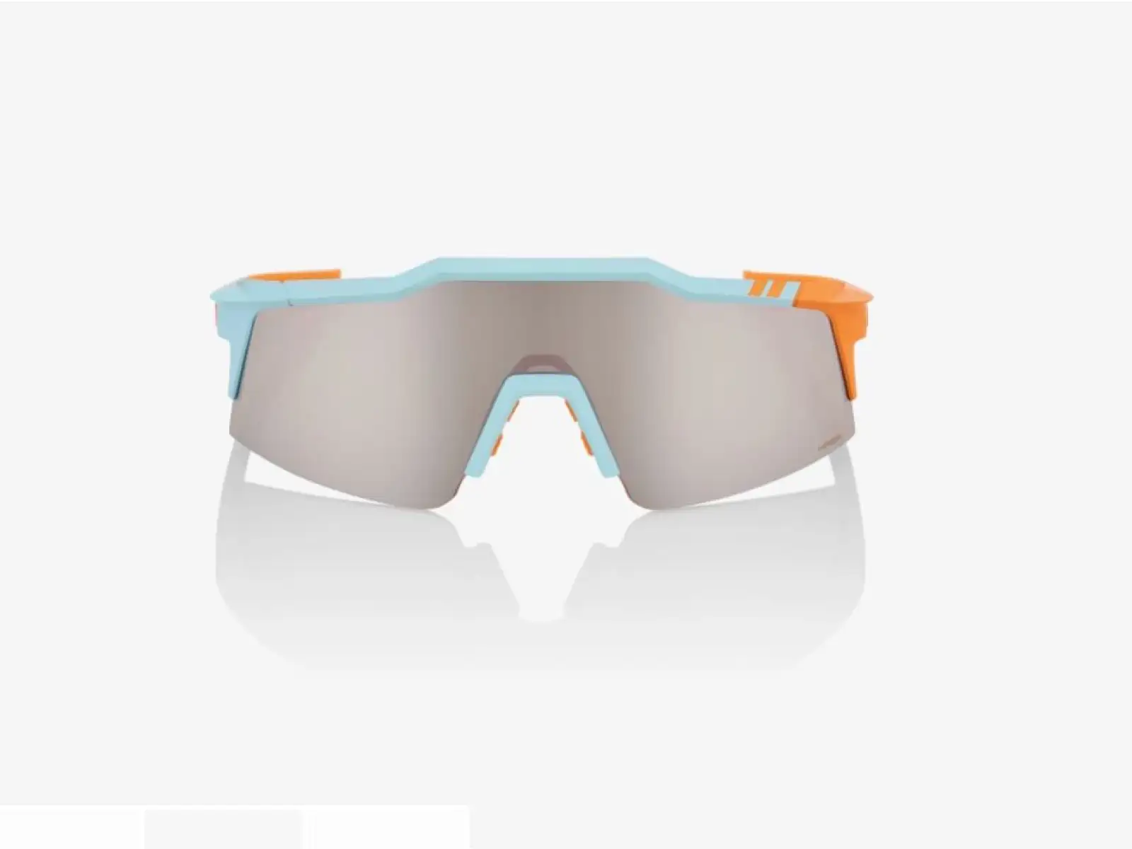 100% SPEEDCRAFT SL Glasses with Mirror Lens Blue/Orange/Silver